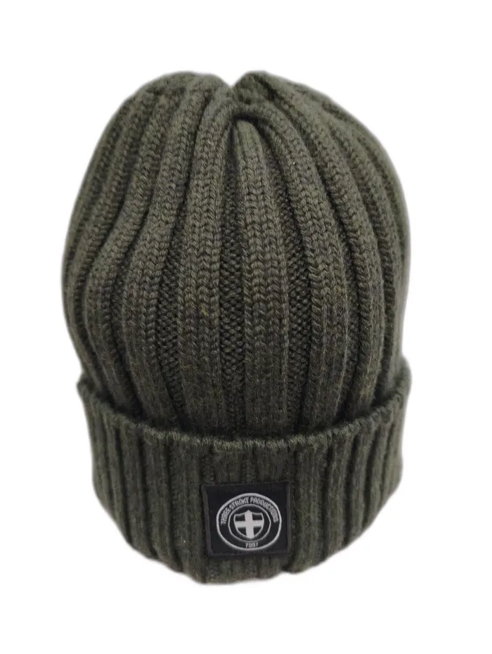 Cappello Maglia Verde Oliva