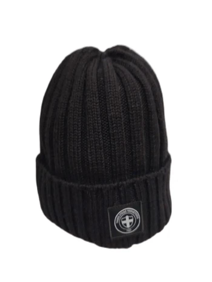 Cappello in Maglia Three Stroke colore Nero