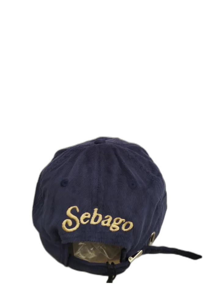 Cappello Sebago Corduroy con Ricamo