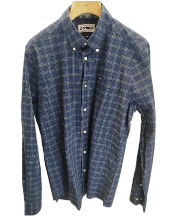 Camicia Barbour Quadri Blu