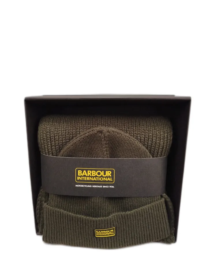 Cappello e Sciarpa  in Maglia Barbour International