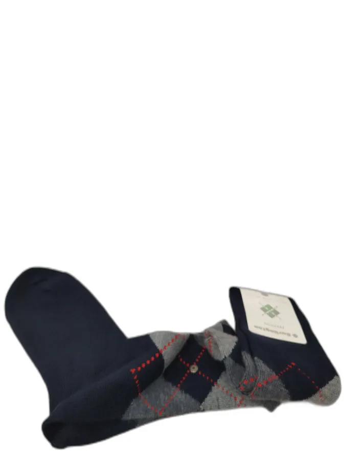 Calze Argyle Blu e Grigio