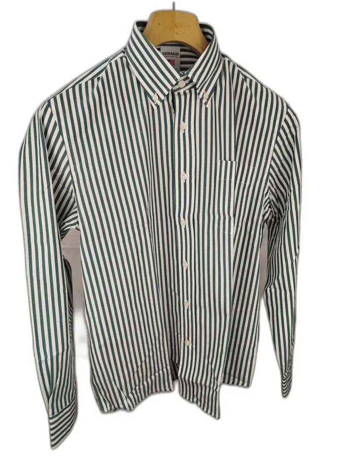  Sebago Camicia a righe verdi