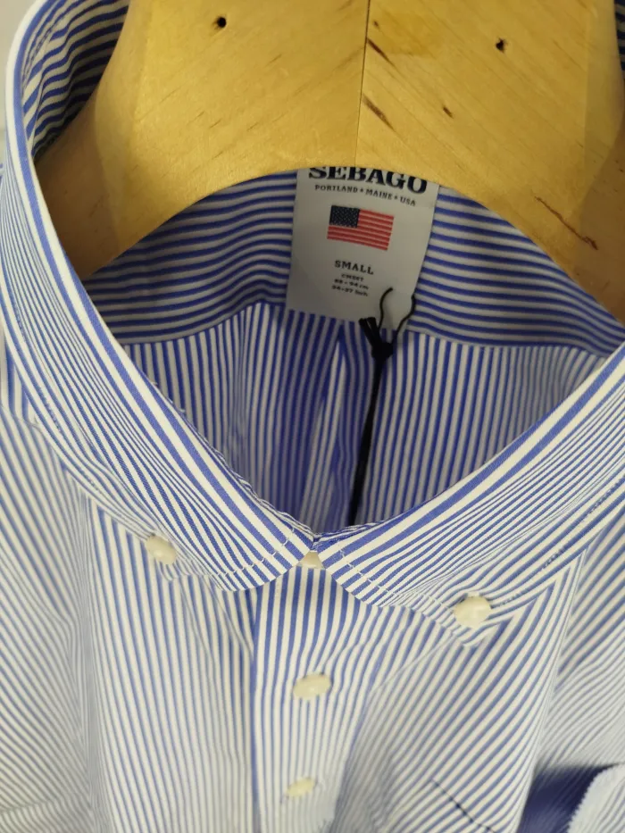 Sebago Camicia righe blu