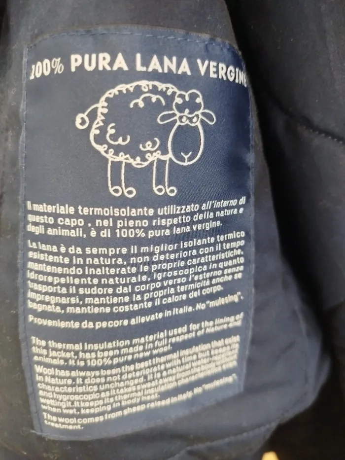 Giubbotto Pura Lana Vergine Manifattura Ceccarelli