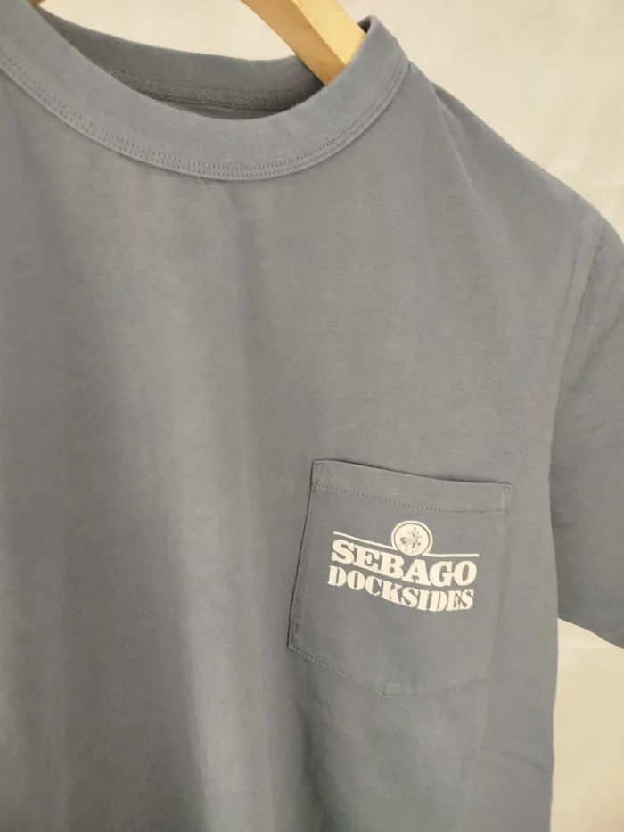 Sebago T-shirt Dockside  Blu Avion