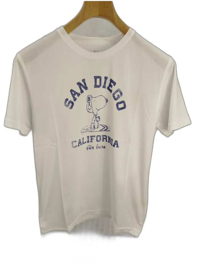 Bl'ker T-shirt San Diego California Bianca