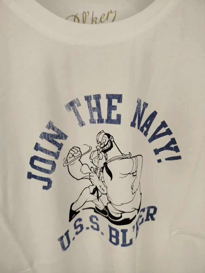 Bl'ker T-Shirt Join the Navy! U.S.S. 