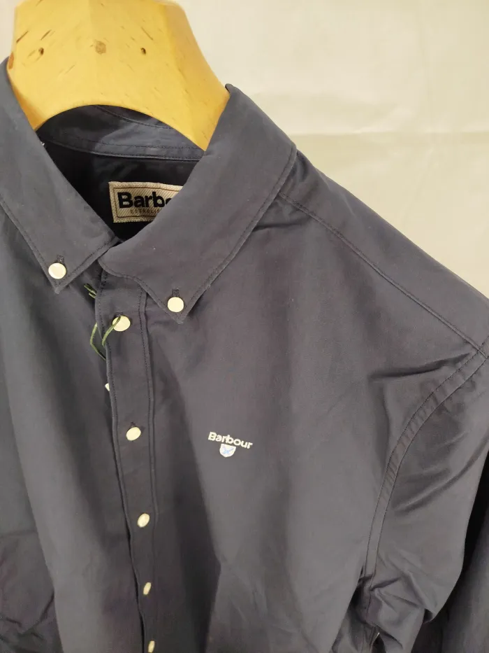  Barbour Camicia Blu