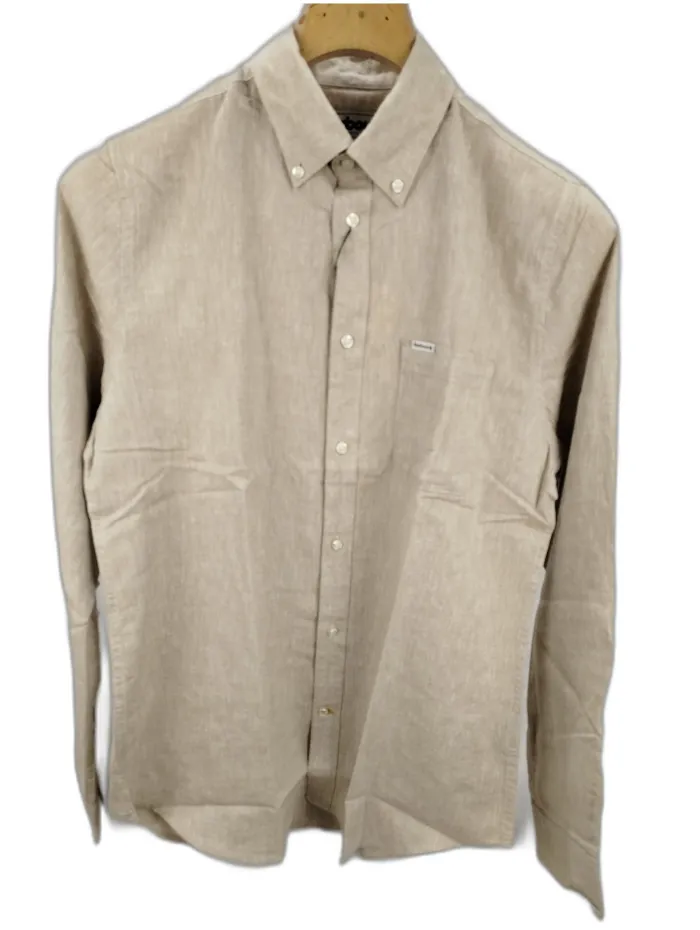 Barbour Camicia  in Lino Beige
