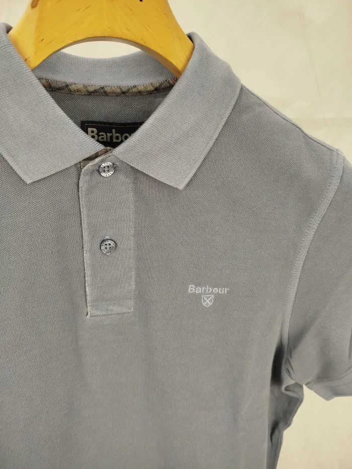 Barbour Polo Celeste Stone washed