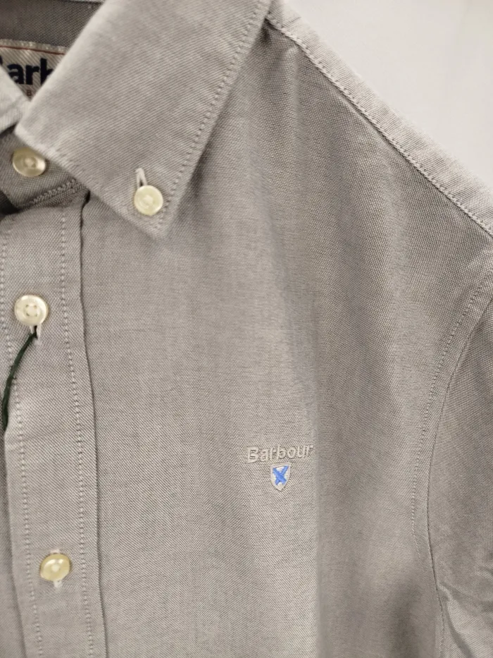 Camicia Barbour Cotone Grigio