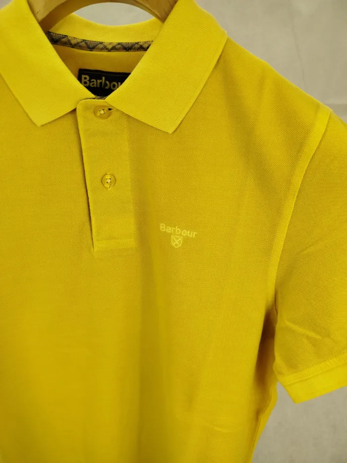  Barbour Polo Gialla Stone Washed 