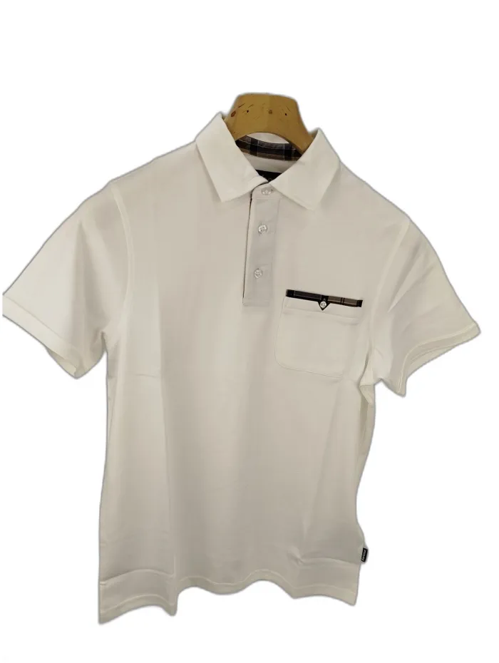  Barbour Polo Jersey Bianca