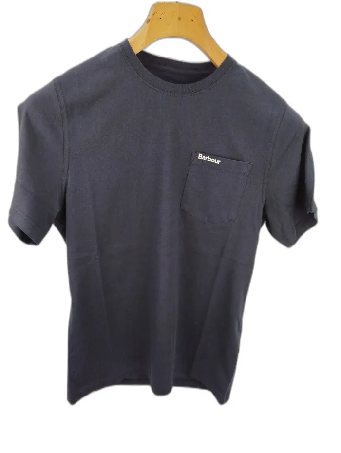 Barbour T-Shirt Taschino Blu