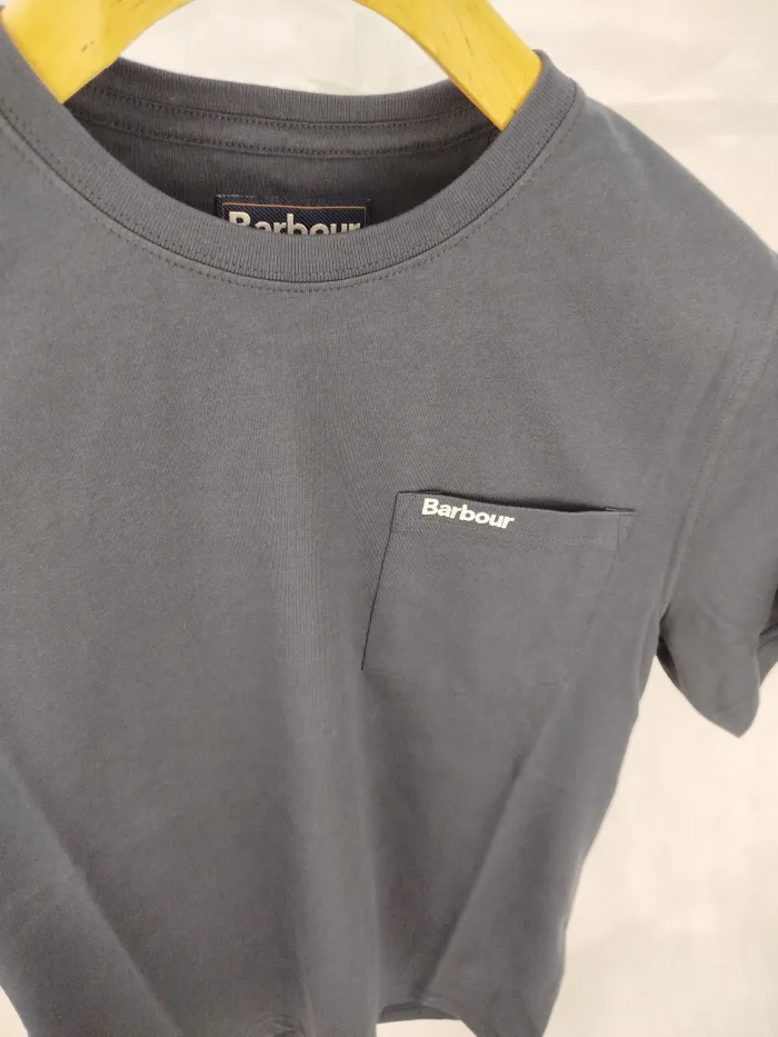 Barbour T-Shirt Taschino Blu