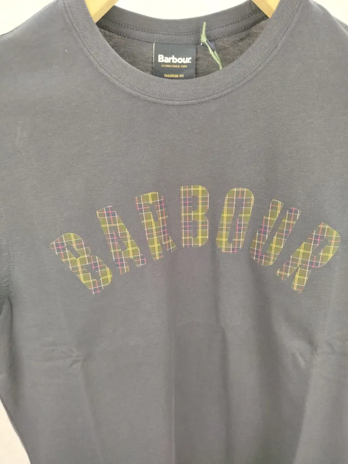 Barbour T-shirt  Logo Tartan 