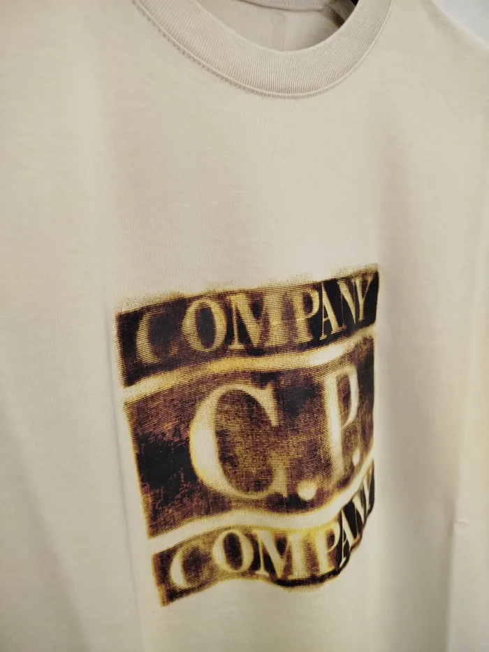 C.P. Company T-Shirt colore beige chiaro