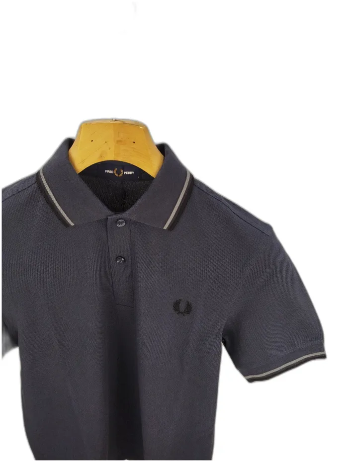 Fred Perry Polo M3600 Grigio Asfalto 