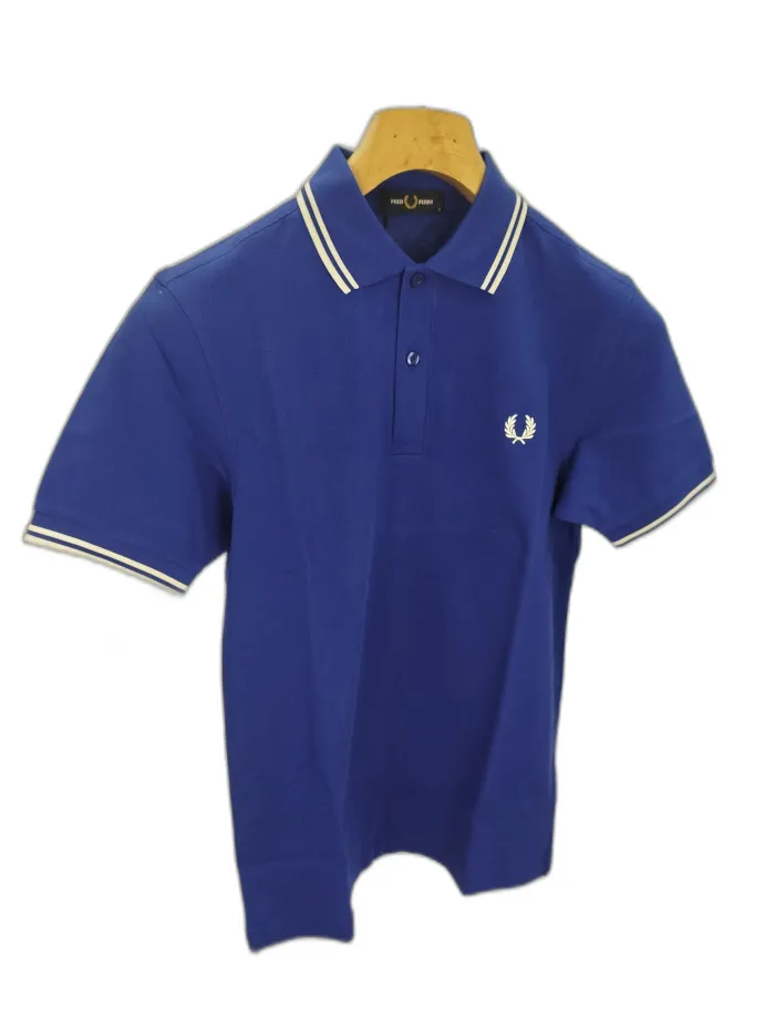  Fred Perry Polo M3600 Blu elettrico 