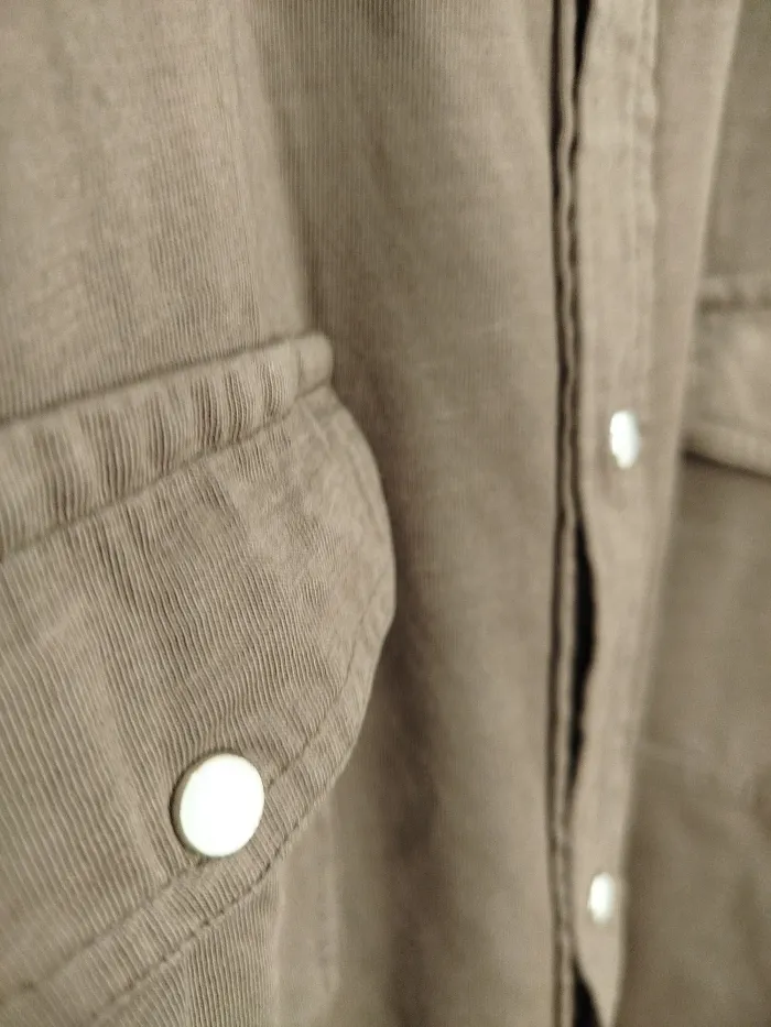 Bl'ker Camicia in cotone Marrone 