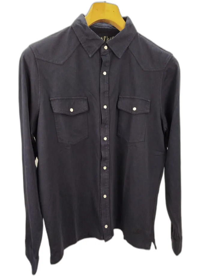 Bl'ker Camicia Cotone Blu Navy