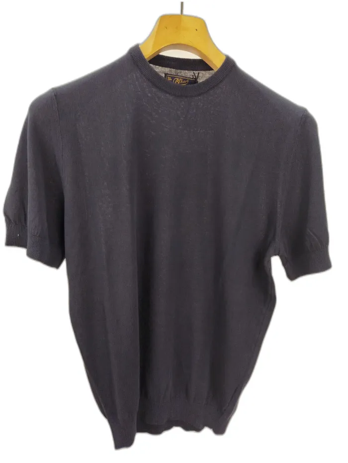  Bl'ker T-Shirt in maglina  Blu Scuro