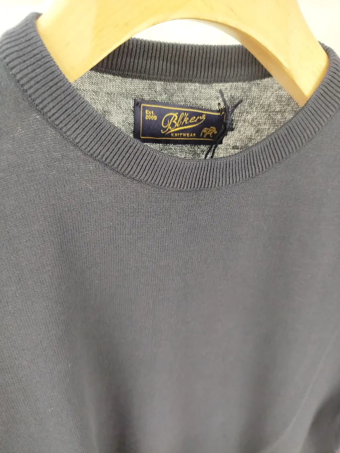  Bl'ker T-Shirt in maglina  Blu Scuro