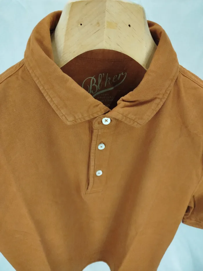  Bl'ker Polo in cotone  Color Terracotta