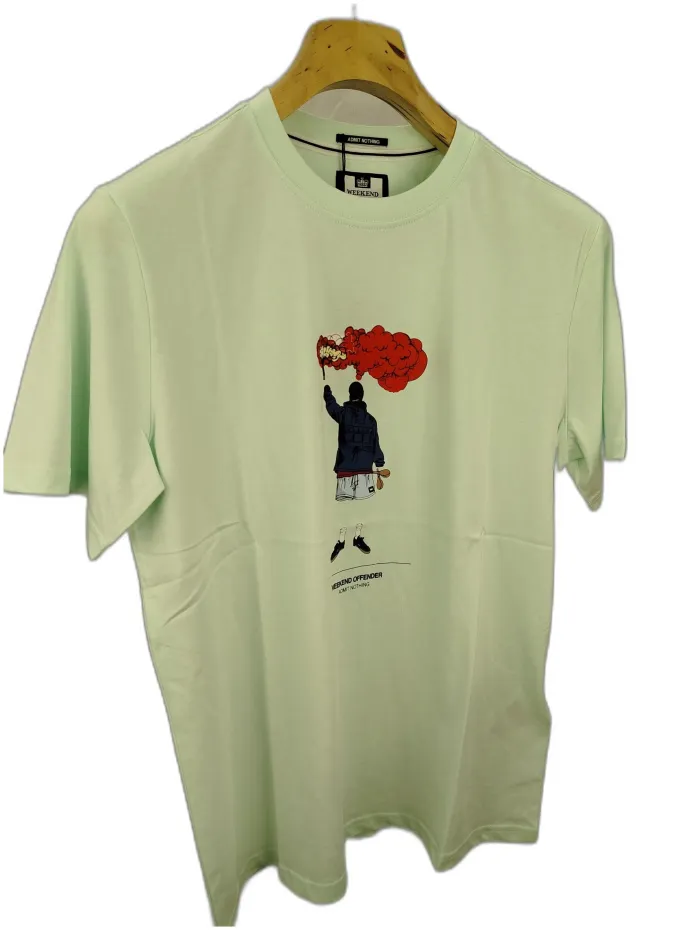  Weekend Offender T-Shirt Chabet Verde Acqua