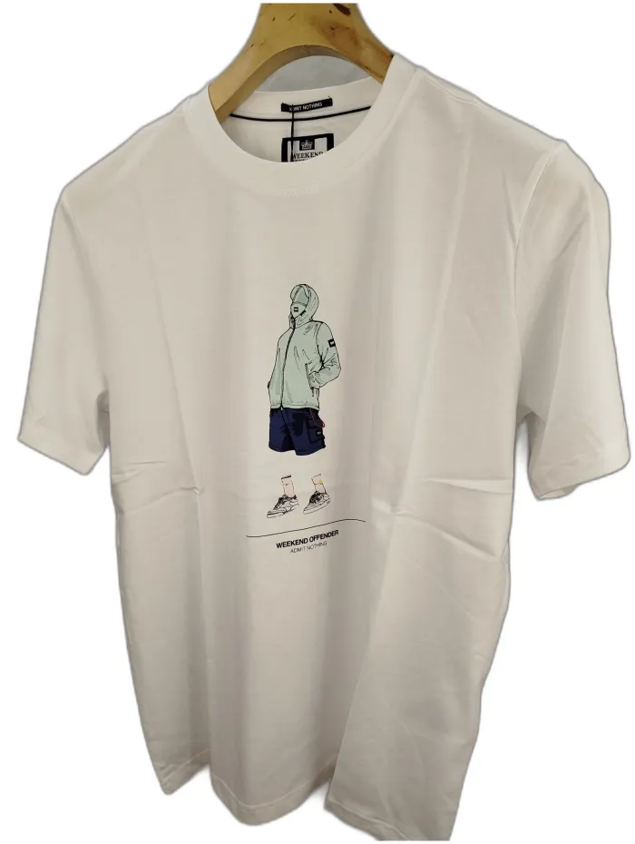  Weekend Offender T-shirt Drarga bianca