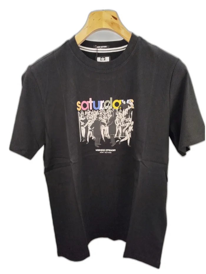 Weekend Offender T-shirt Saturday kids nera 