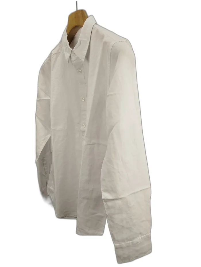 Lee Camicia Lino/Cotone Bianca