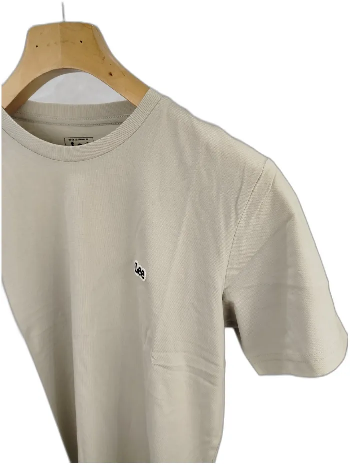 Lee T-shirt in Cotone Beige