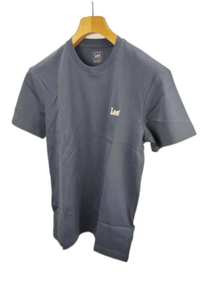 Lee T-shirt Cotone blu Indaco 
