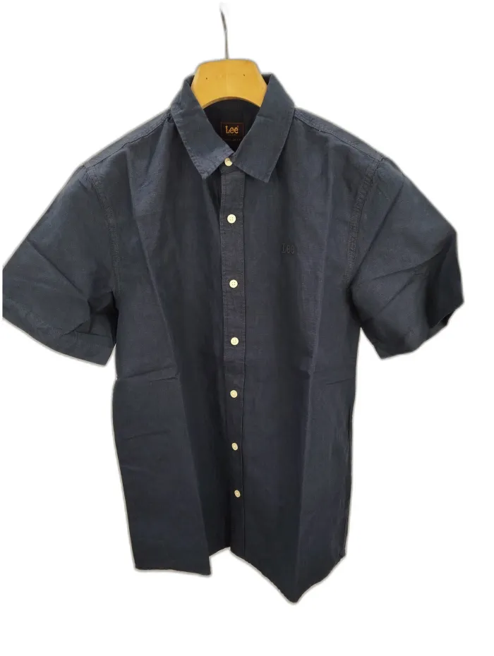 Lee Camicia Manica Corta Blu