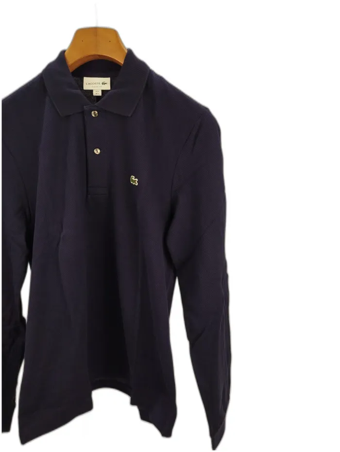 Lacoste Polo Manica Lunga Blu