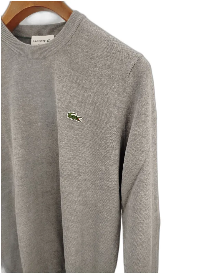 Lacoste Maglione in cotone Grigio