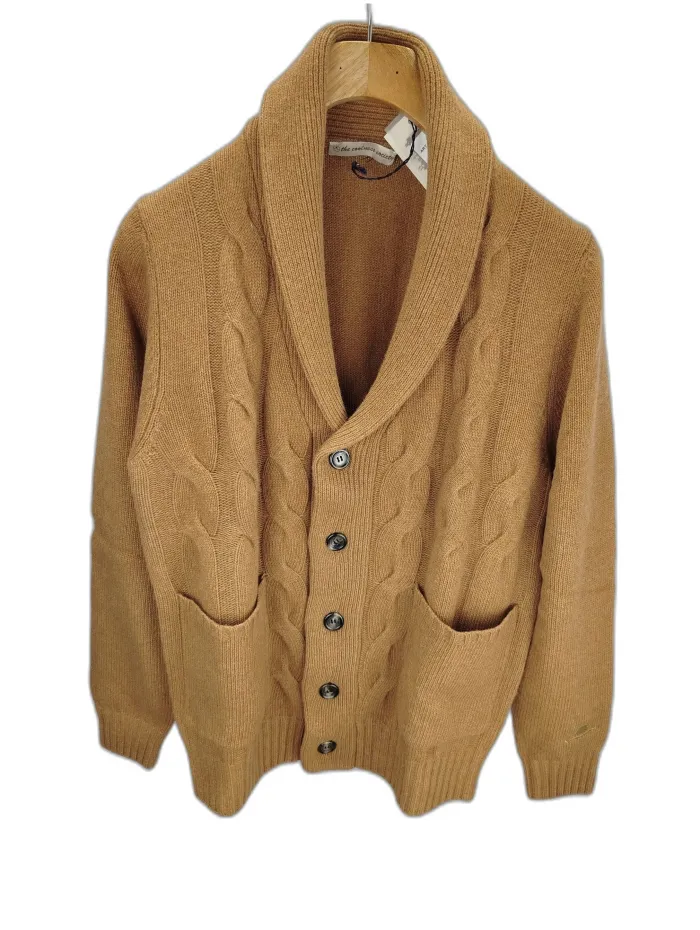 Cardigan Trecce Caramello