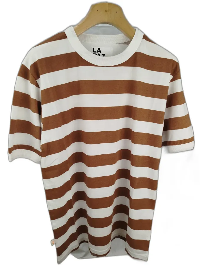 La Paz T-shirt righe marroni