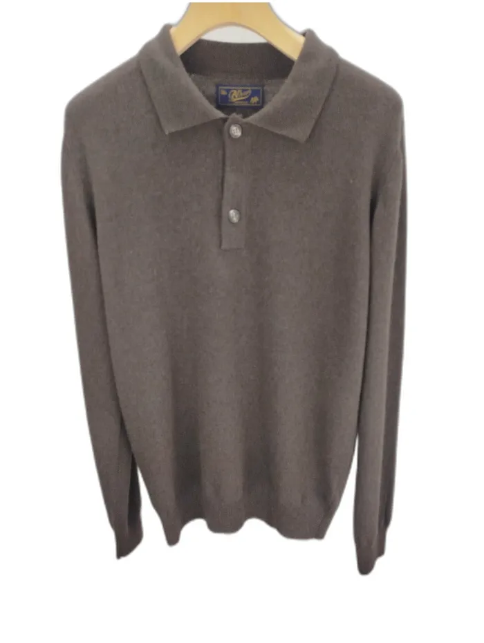 Maglione Bl'ker in Cashmere Marrone
