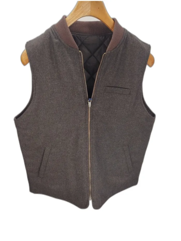 Gilet Bl'ker in Tessuto Pregiato