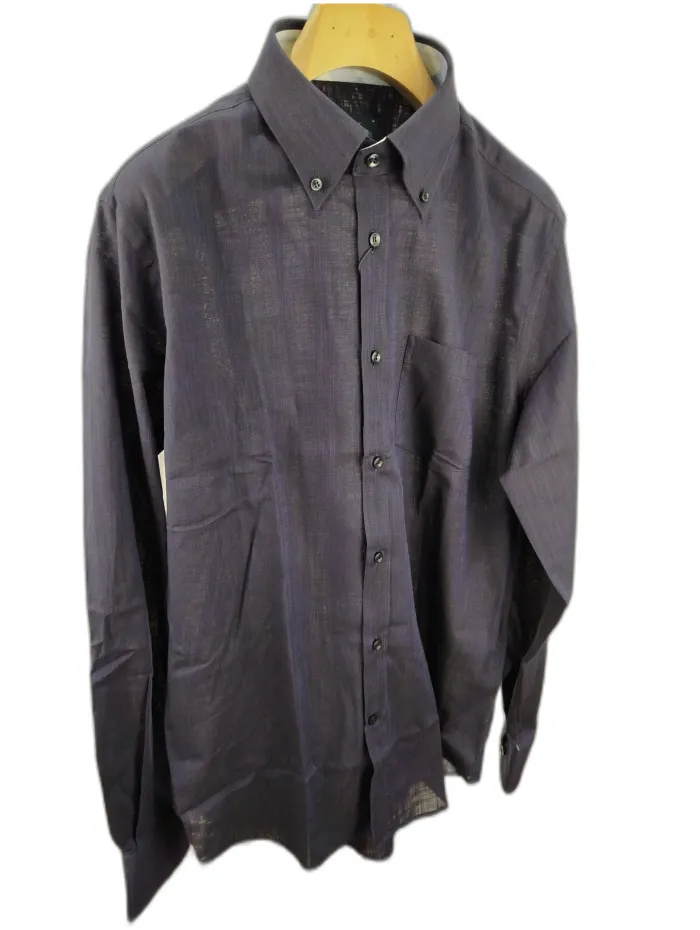 Paul & Shark Camicia Blu Scuro in cotone super leggero