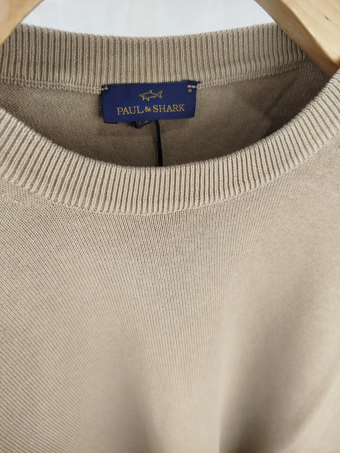 Paul & Shark Maglione in Cotone  Beige