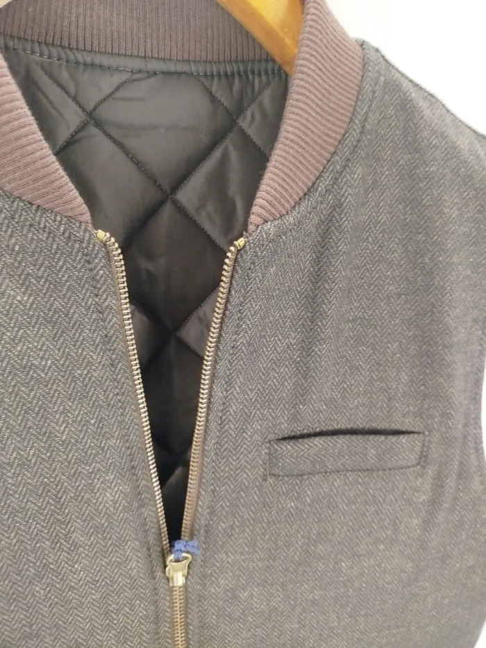 Gilet Bl'ker in Tessuto Pregiato