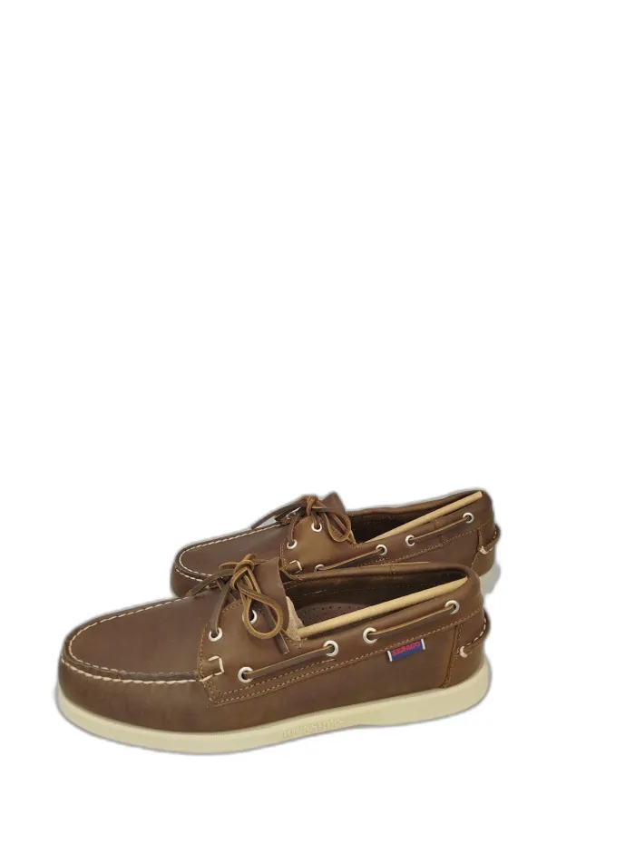 Sebago Dockside Portland Pelle Marrone