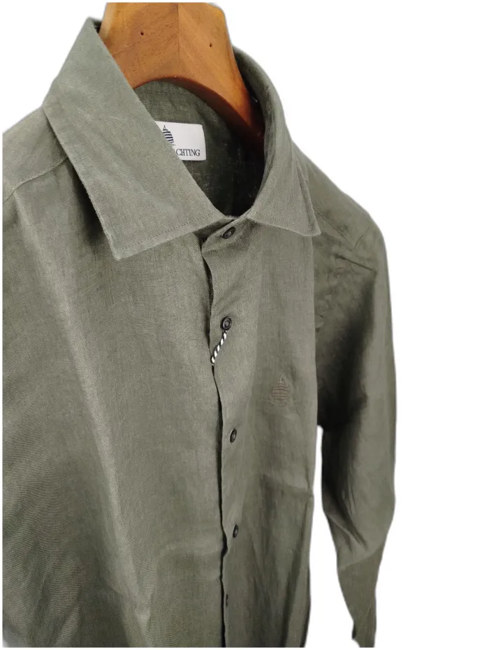 Marina Yachting Camicia Lino Verde