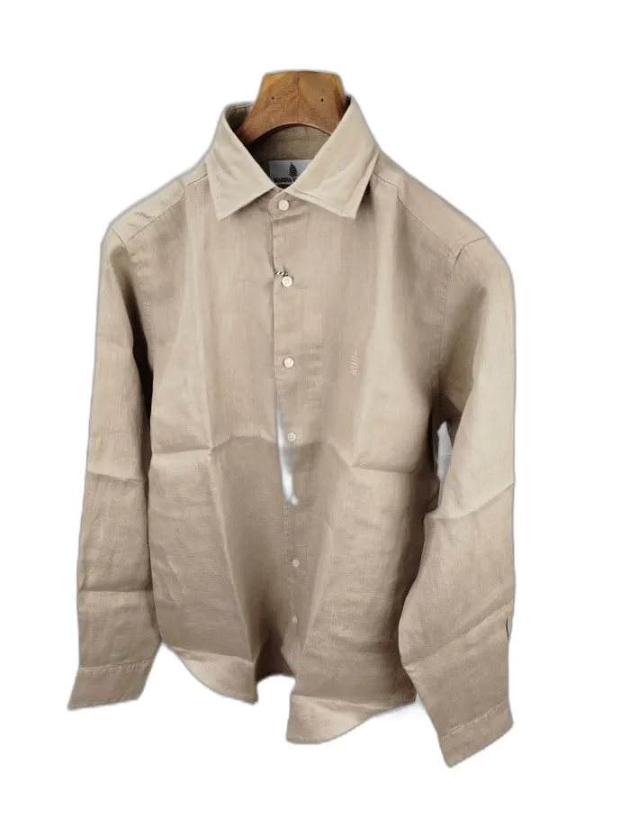 Marina Yachting Camicia Lino Beige 