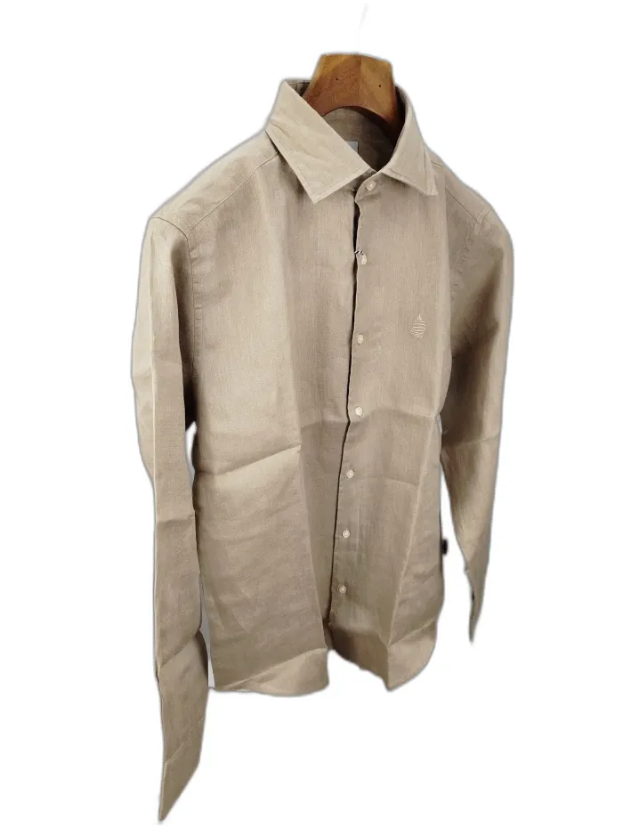 Marina Yachting Camicia Lino Beige 