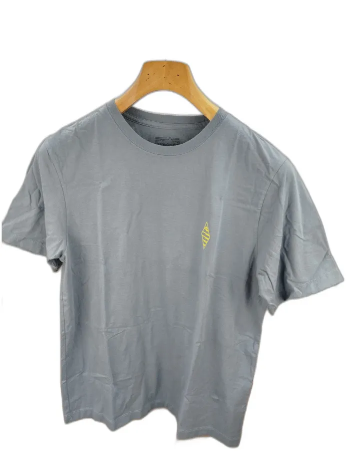 Patagonia T-Shirt Celeste  con Stampa Vintage 